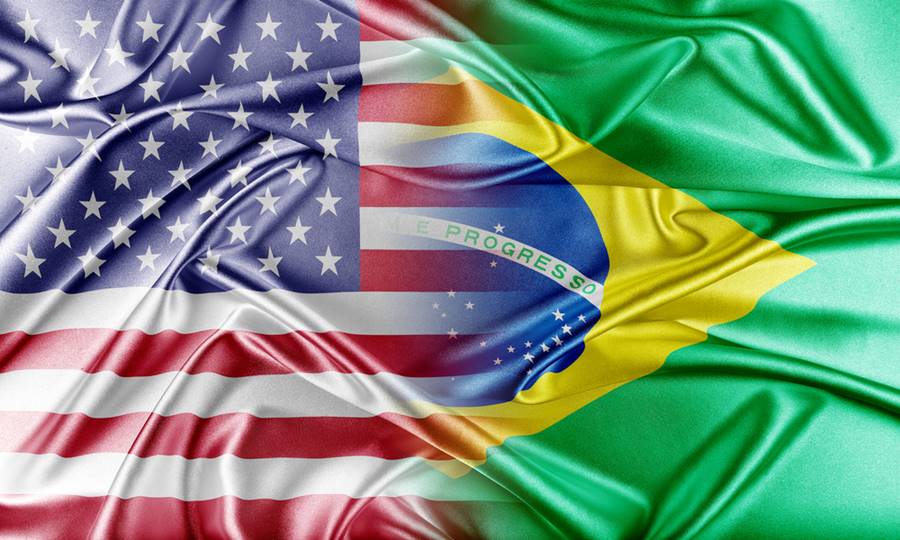USA e Brasil Bandeira Sata luzia 02
