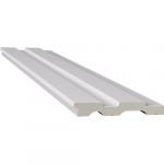 Polystyrene DIY Slatted Wall Moulding 4 9/64" white - 2022 Launch