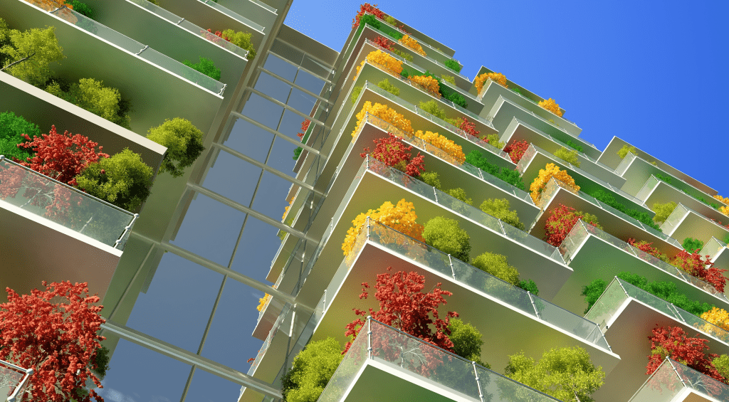 Casas do futuro contam com natureza integrada aos edifícios