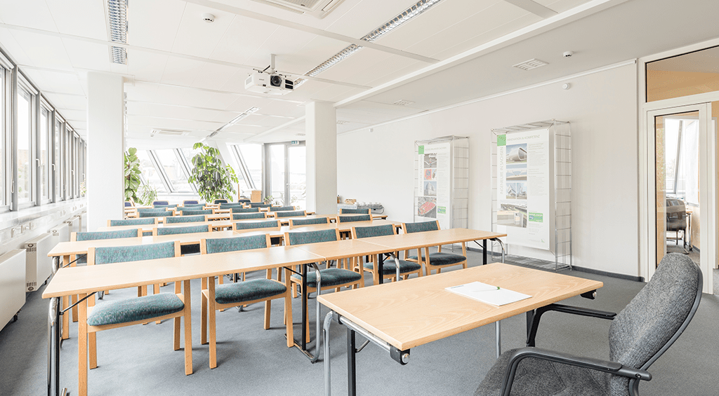 A distraction-free, clean and well-finished environment complements the learning experience.