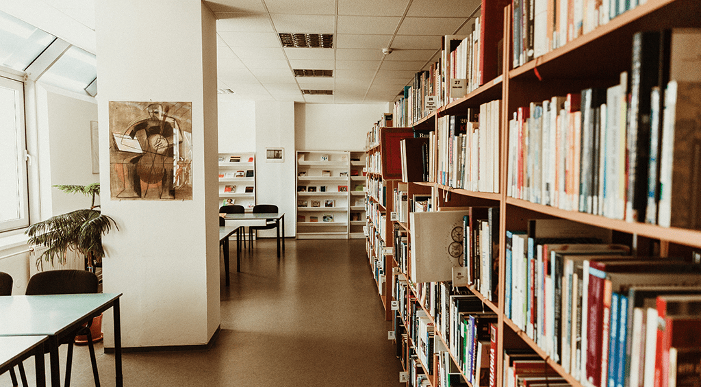 An environment that allows concentration in the library is ideal.