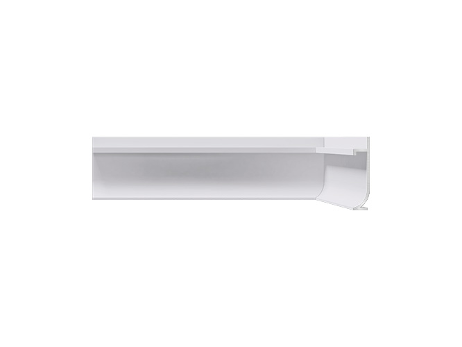 Neo White Recessed Curved Wall Base