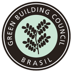 Selo de qualidade da GBC Brasil.