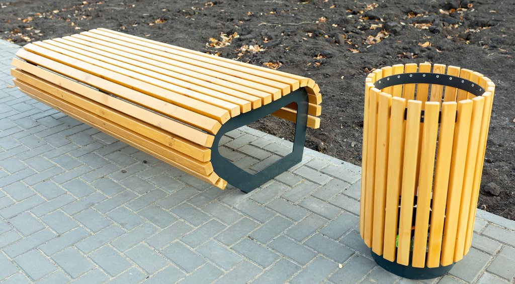 Materiais reutilizados para a reciclagem na arquitetura.