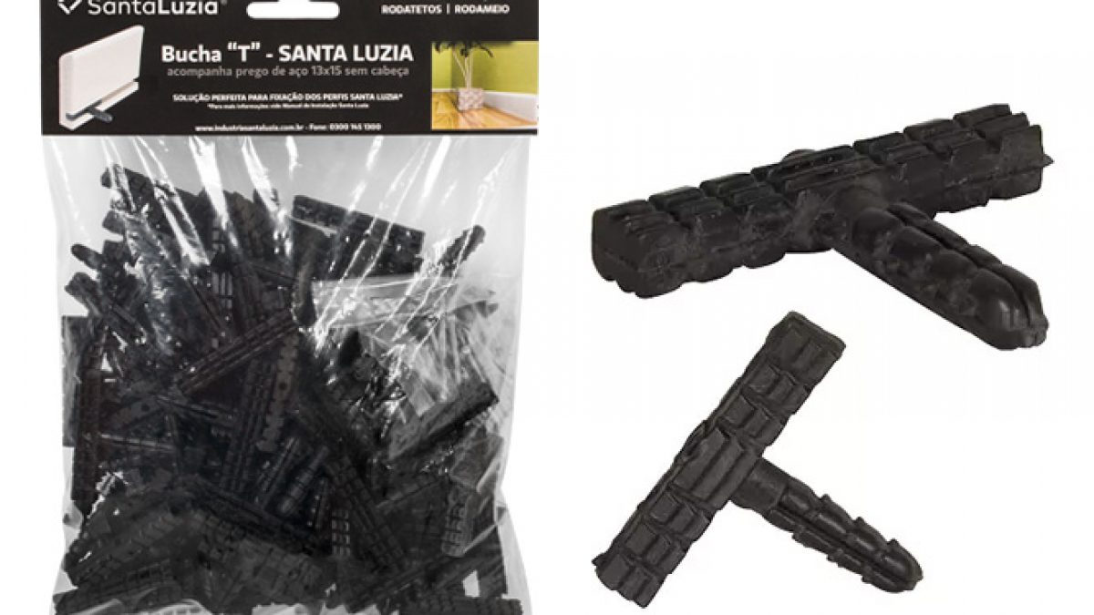 BuchaT com 30 unidades para fixação de perfis - Santa Luzia