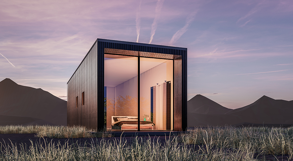 É possível usar containers como materiais sustentáveis para construir casas.