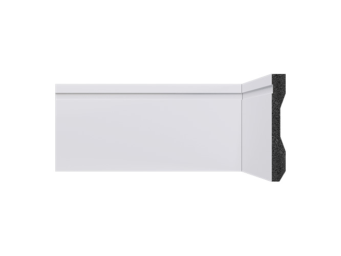 SL102 Rodape Branco Frisado