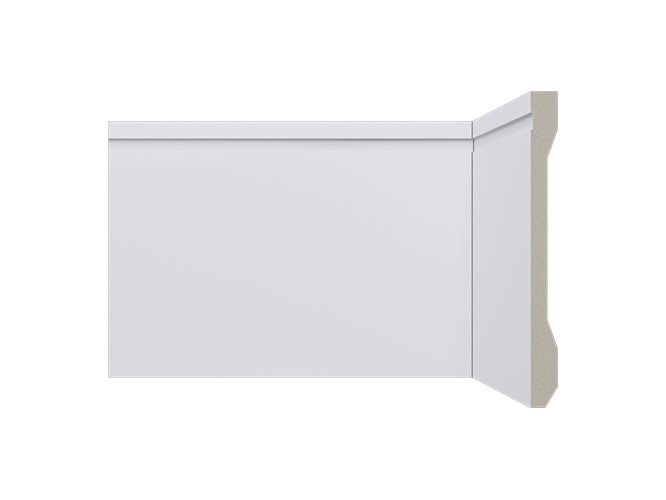 SL152 Pro Rodape Branco Frisado