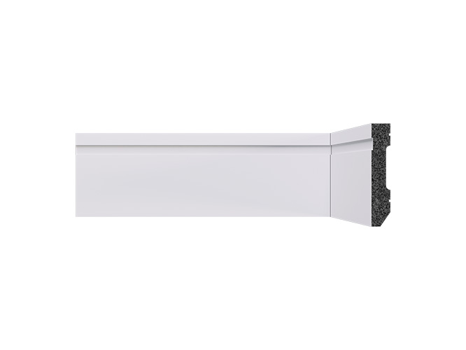 SL72 Rodape Branco Frisado
