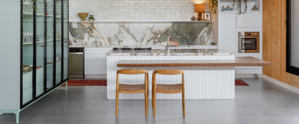 Waves Paredes modernas com revestimento ondulado resistente a umidade