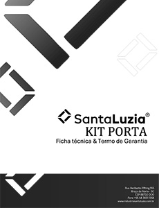 Ficha e Termo de Garantia do Kit Porta Colecao Match Santa Luzia