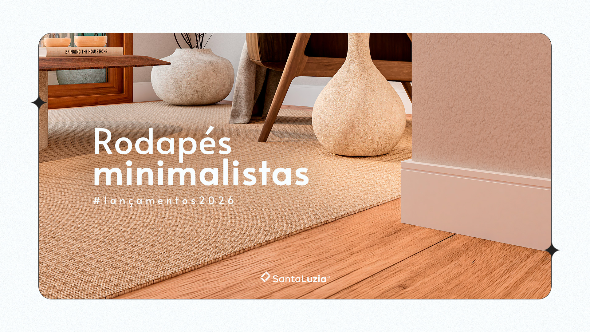 Rodapés Minimalistas - Coleção Moderna